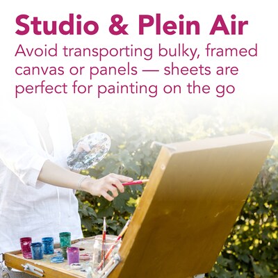 Strathmore 300 Series 18" x 24" Canvas Pad, 10 Sheets/Pad (STTP31518)