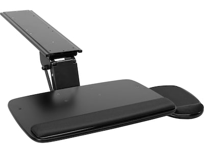Mount-It! Adjustable Keyboard and Mouse Tray, Black (MI-7149)