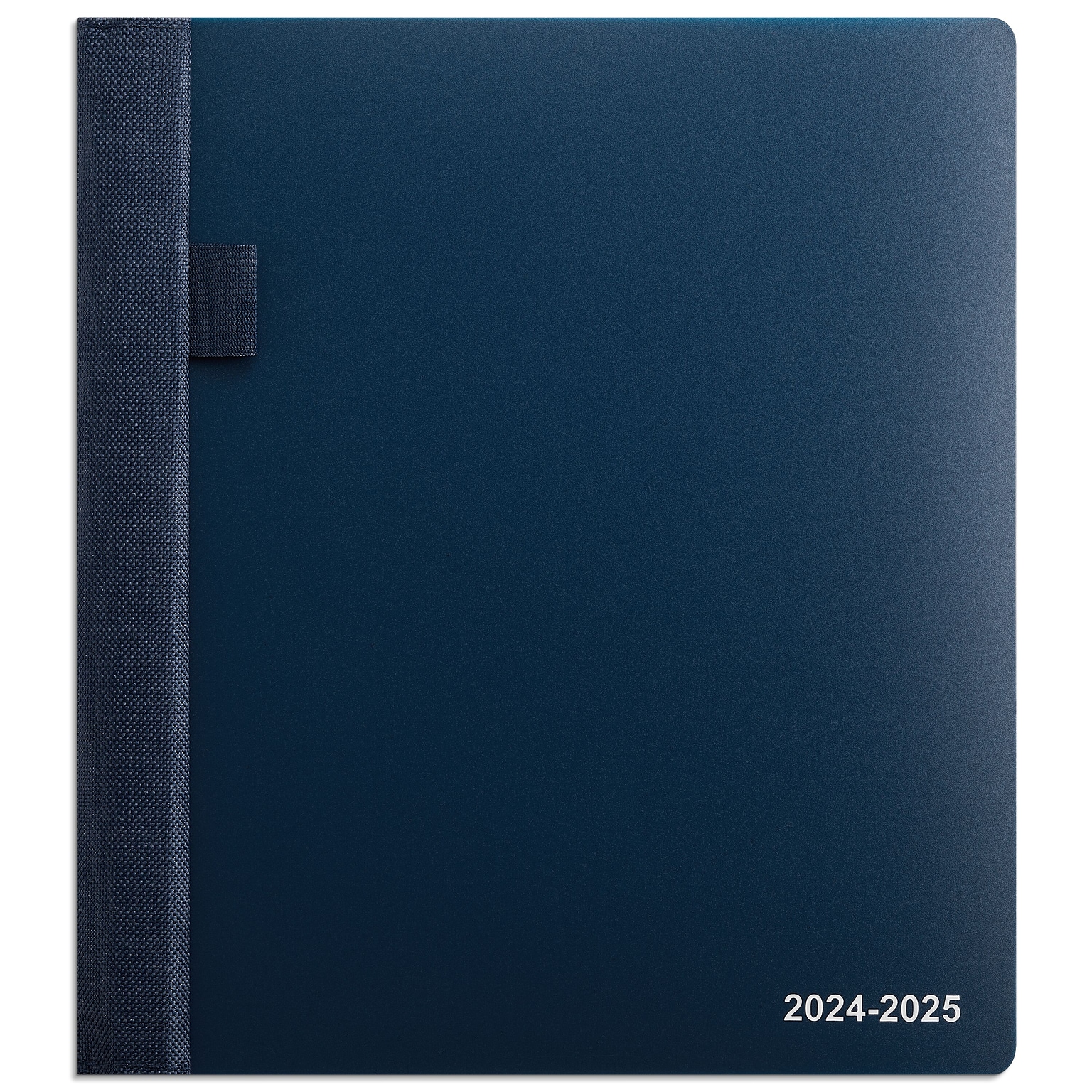2024-2025 Staples 7 x 9 Academic Weekly & Monthly Appointment Book, Plastic Cover, Navy (ST60360-23)