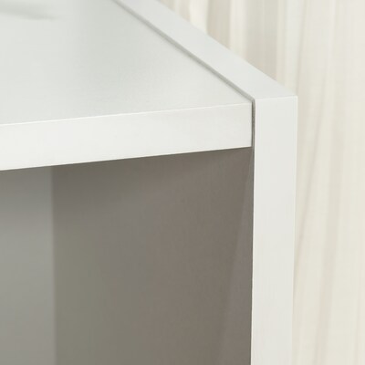 Sauder Beginnings 35"H 3-Shelf Bookcase, Soft White (415541)