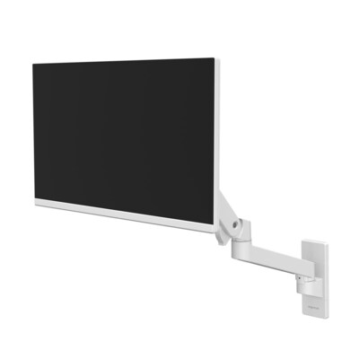LX Pro Wall Monitor Arm, Single Monitor Mount, Up to 34, White (45-683-290)