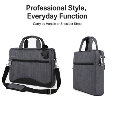 Vangoddy Wave Nylon Messenger Bag, Black (NBKLEA603)
