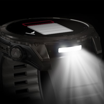 Garmin fenix 8 Smart Watch, 51-mm, Carbon Gray & Black (GRM0290520)