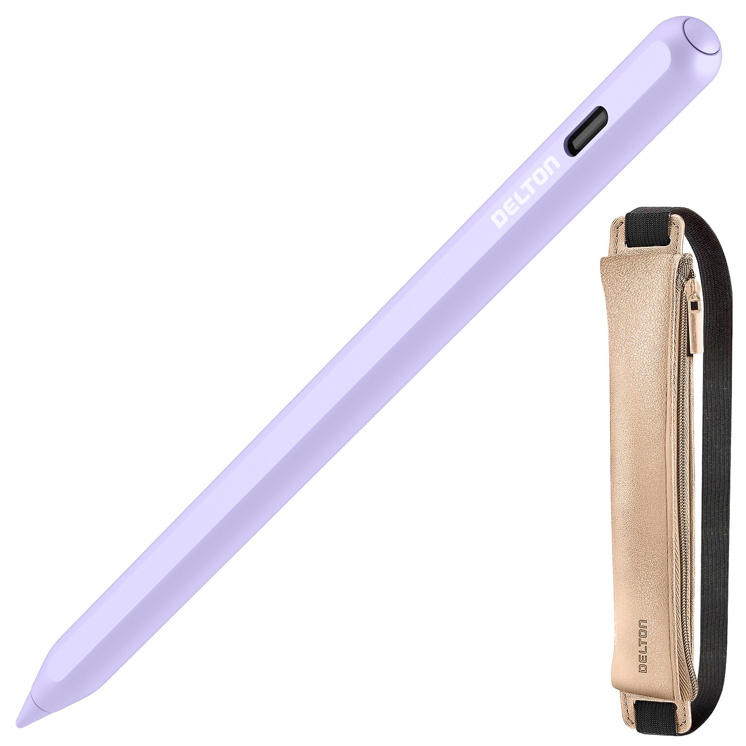 Delton DAP7 Stylus Pen, Wireless Magnetic Charging, Purple (DAP7PR)