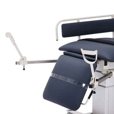 Viva Comfort Adjustable Exam Table Stirrups, White (ADI903-04-STIR-MK)