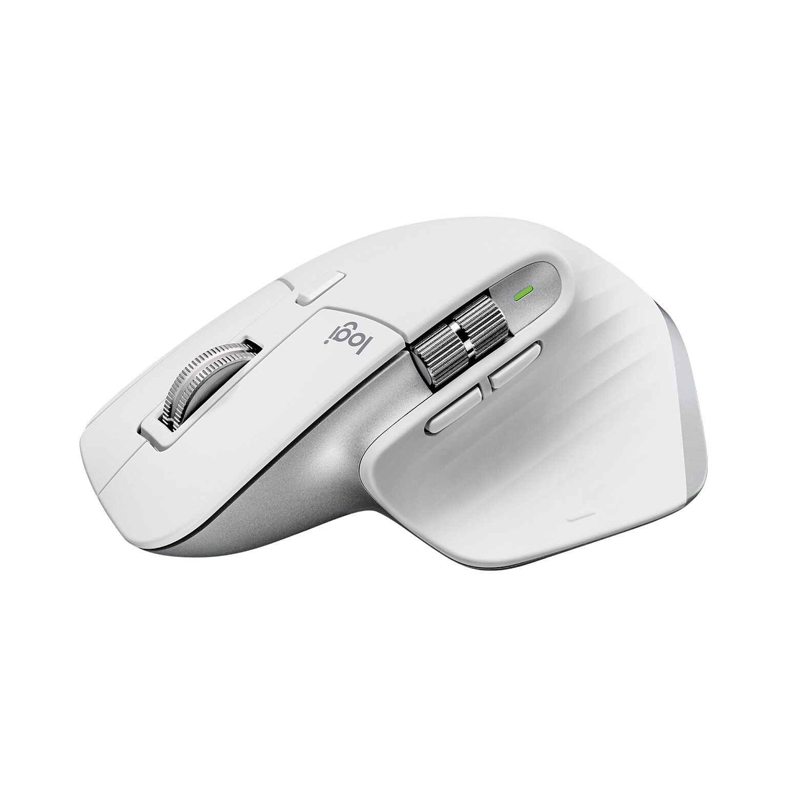 Logitech MX Master 3S Wireless Ergonomic Optical Mouse, Pale Gray (910-006558)
