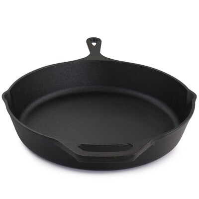 MegaChef Cast Iron 12 Frying Pan, Black (935117379M)