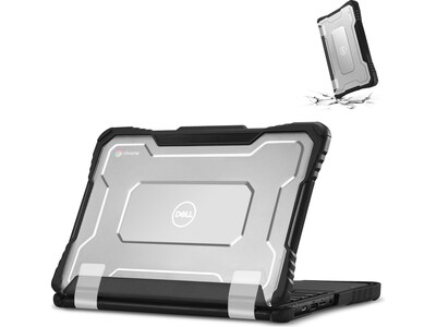 TechProtectus ShockProof 11.6 Laptop Case for Dell 3100 Chromebook, Shock-Absorbing, Black (TP-CL-DE3100-21)