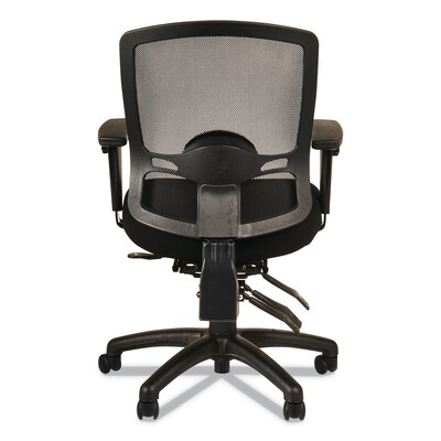 Alera® Etros Series Height & Width Adjustable Arm Fabric Computer and Desk Chair, Black (ALEET4217)