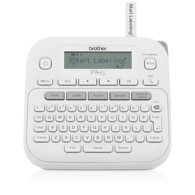 Brother P-touch Desktop Non-Thermal Label Maker, White (PT-D220)