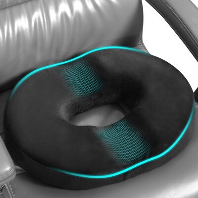 AllSett Health Donut Coccyx and Hemorrhoid Pillow with Non-Slip Washable Cover (ASH0HP2)