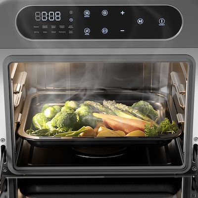 Ciarra Nosh 8-in-1 Steam Oven, Ashy Cloud (CASO12G)