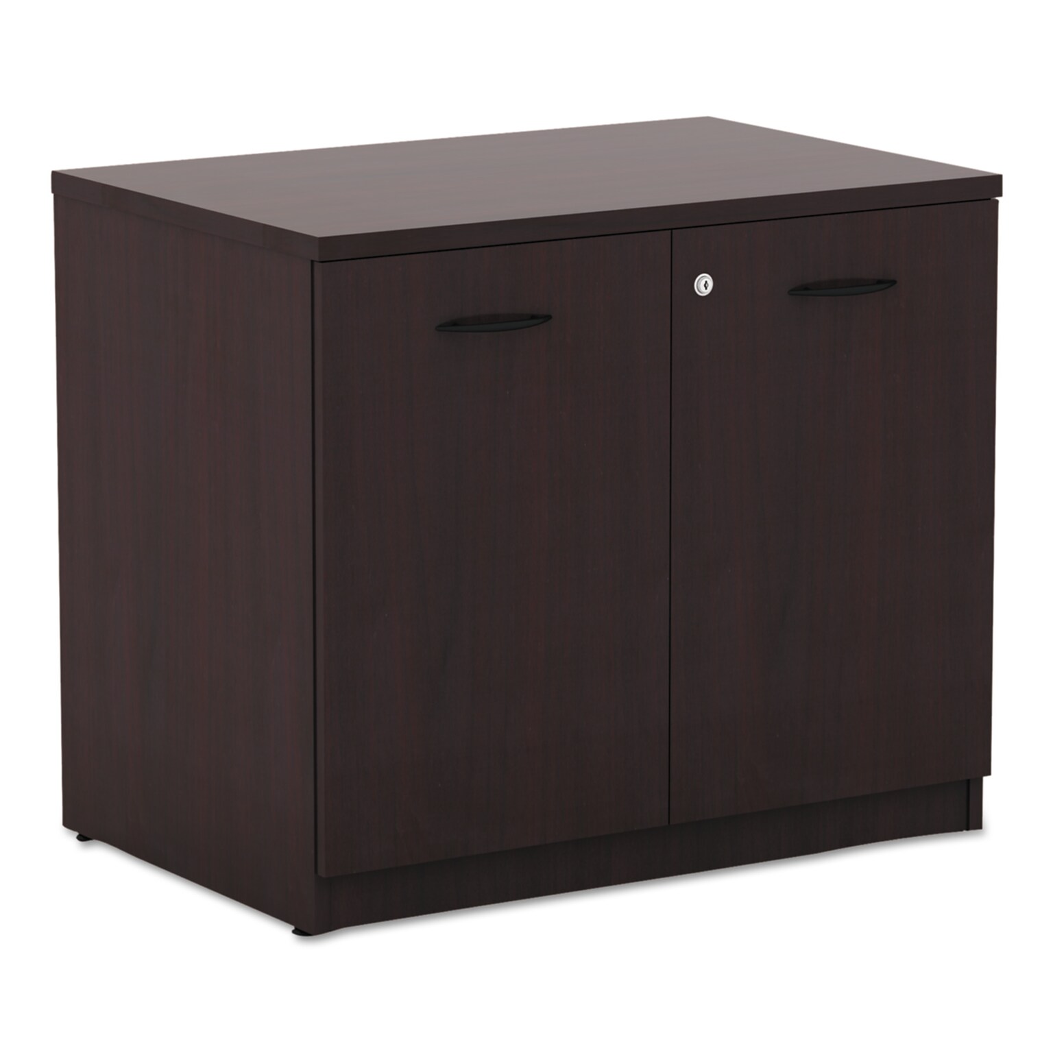 Alera® Valencia Series Executive Suites 1-Drawer Lateral File Cabinet, Mahogany, Legal (VA613622MY)