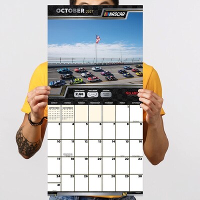 2027 TF Publishing Nascar Tracks 12" x 12" Monthly Wall Calendar (27-1019)
