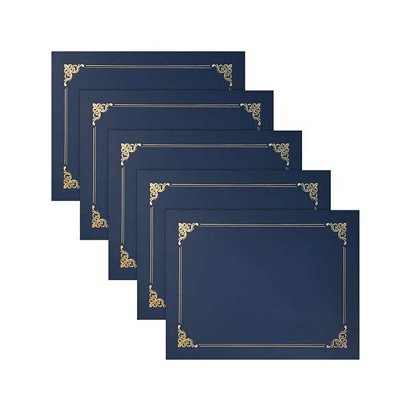 15 Pack 8.5 x 11 Certificate Diploma Paper Ivory Gold Leaf Award  Graduation