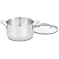 Contour Stainless 5 Qt. Dutch Oven with Tempered Glass Cover