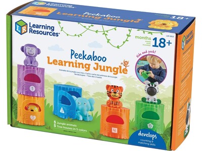 Learning Resources Peekaboo Learning Jungle Set (LER6815)