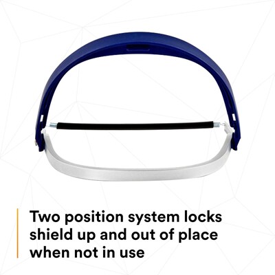 3M Universal Reusable Face Shield Headgear, Fog Resistant, Blue, 20/Carton (82520-10000)