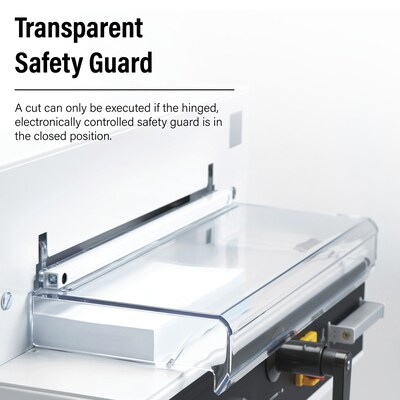 Triumph 4350 16 7/8" Guillotine Paper Cutter, White (CU0452)