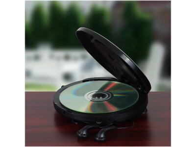 Jensen Wireless Bluetooth CD Player with Digital FM Radio and Bass Boost, Black (CD-60R-BT)