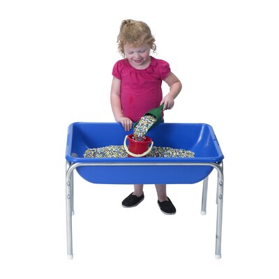 Educators Resource Activity Table Set, 20.5" x 18" x 28.5", Height Adjustable, Blue (CF-1132)