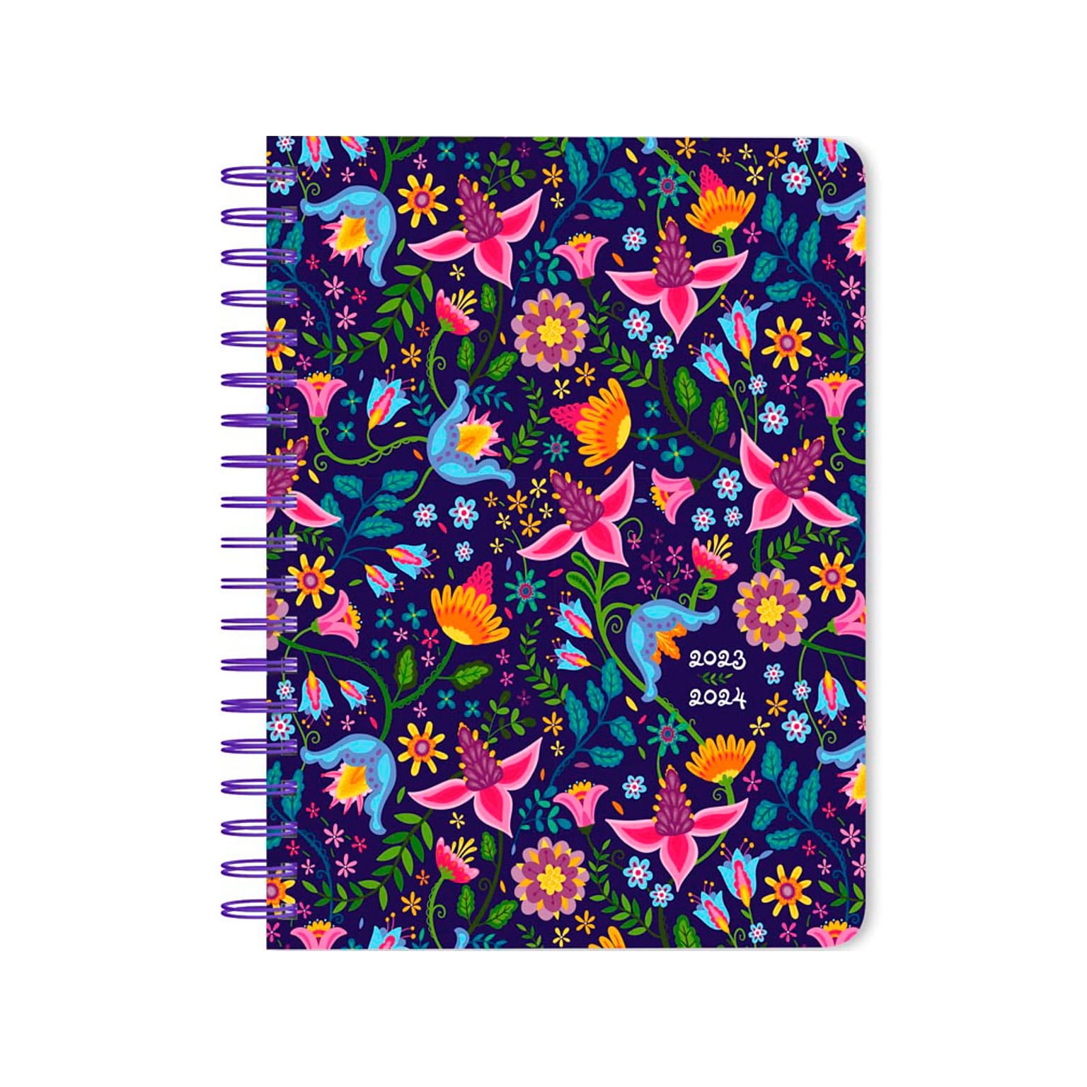 2024 StarGifts Floral Splendor 6 x 7.75 Academic & Calendar Weekly Planner, Paperboard Cover, Multicolor (9781975471972)