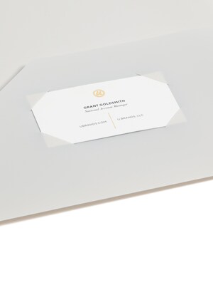 Smead 2-Pocket Presentation Folder, Oyster, 5/Pack (87706)