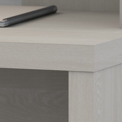 Office by kathy ireland® Echo L Shaped Desk, Gray Sand (ECH026GS)