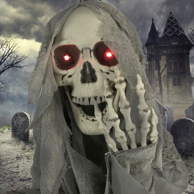 Haunted Hill Farm 71" Ruthless the Mocking Reaper (HHSKEL-5FLSA)