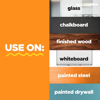 Post-it Dry-Erase Sticky Sheets, 7" x 11.3", White (DEFSHEETS-3PK)