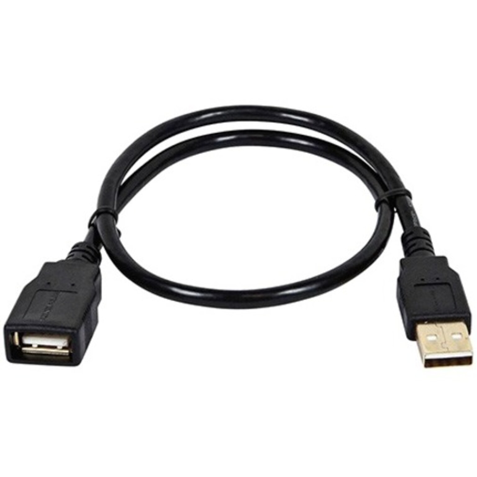 Monoprice 1.5 ft. USB-A to USB-A Cable, Black (5431)