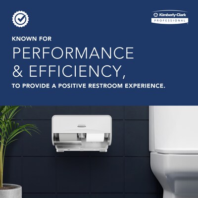 Kimberly-Clark Professional Jumbo Roll Toilet Paper Dispenser, Black (09551)