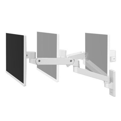 LX Pro Wall Monitor Arm, Single Monitor Mount, Up to 34", White (45-683-290)