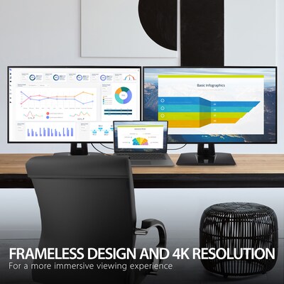ViewSonic ColorPro 32" 4K Ultra HD 60 Hz LED Monitor, Black (VP3268A-4K)
