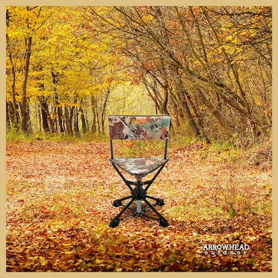 Arrowhead Outdoor 360-Swiveling Outdoor Chair, Camouflage (TSRTKKS0342U)