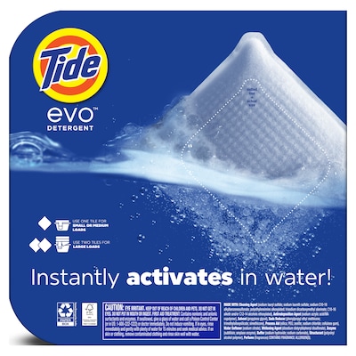 Tide evo Laundry Detergent, Original Tide Scent, 42 Loads, 42/Pack (21856)