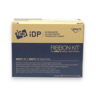 IDP SMART-31 & SMART-51 ID Card Printer Color Ribbon, 250 Prints/Ribbon (659366)