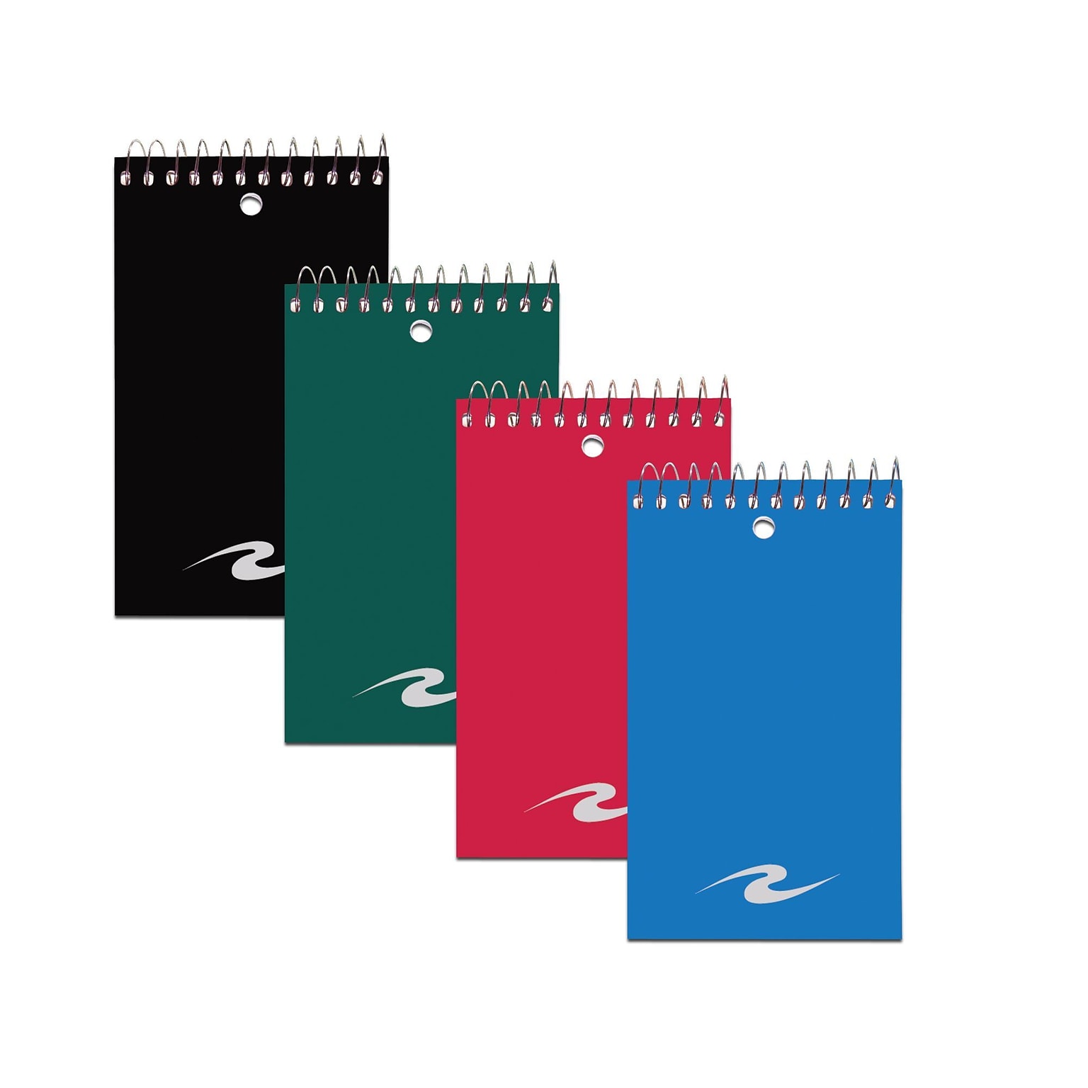 Roaring Spring Paper Products Pocket Notebook, 3 x 5, Narrow Ruled, 75 Sheets, Assorted Colors, 72/Case (14016CS)