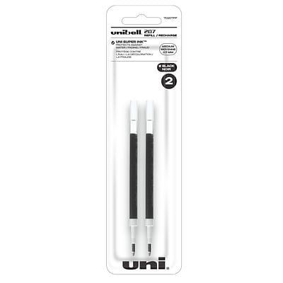 UPC 070530702071 product image for uni-ball uniball 207 Retractable Gel Pen Refills, Medium Point, 0.7mm, Black Ink | upcitemdb.com