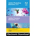 Adobe Photoshop Elements 2024 & Premiere Elements 2024 Student/Teacher Edition for Windows, 1 User [
