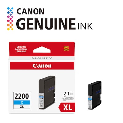 Canon PGI-2200 XL Cyan High Yield Ink Cartridge (9268B001)