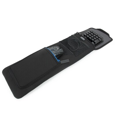 Enhance Keyboard Sleeve Travel Case for Full-Size Standard Gaming Keyboards (up to 18"), Black (ENPCCNK100BKEW)