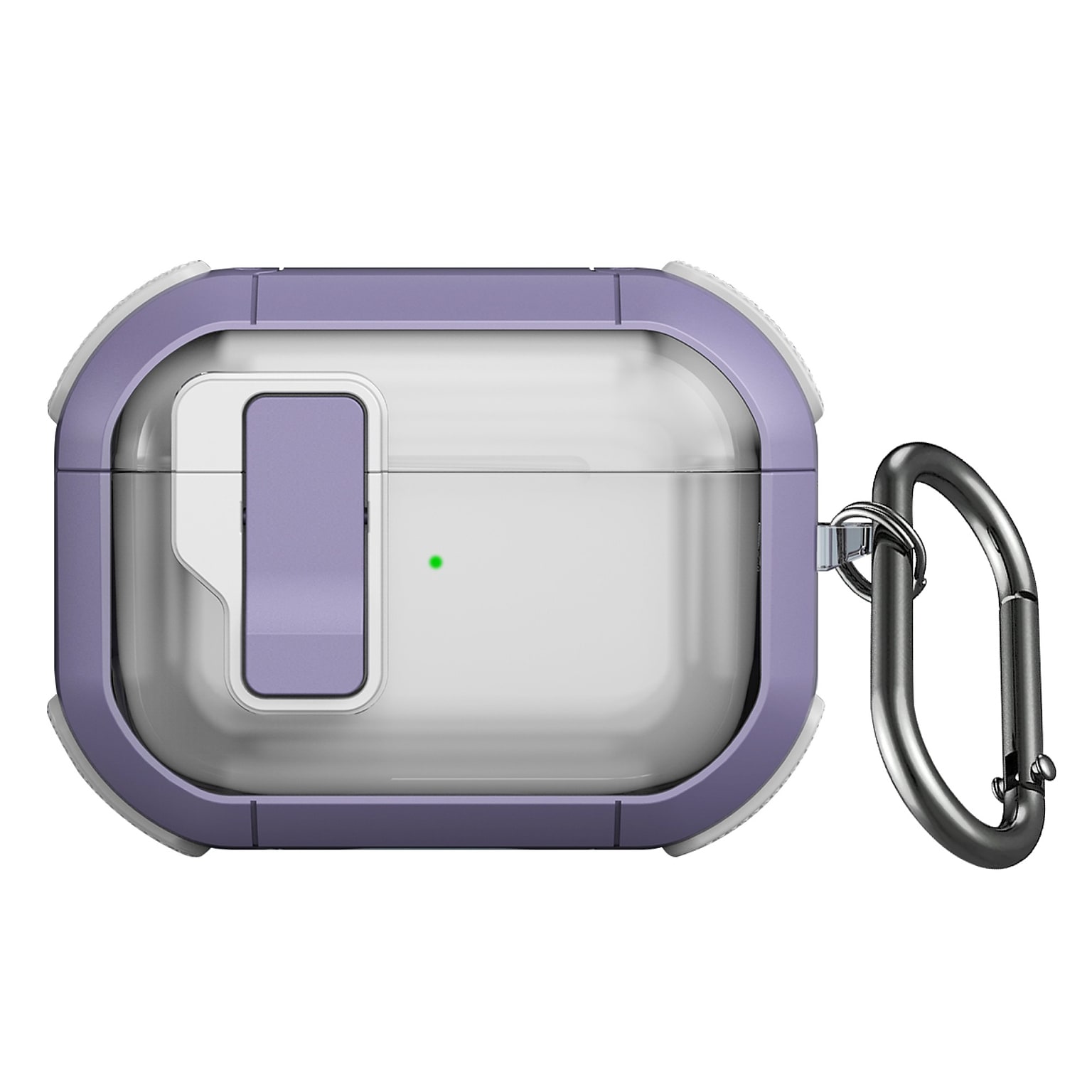 SaharaCase Venture-X Series Secure Lock Case with Premium Clip for Airpods Pro 3, Anti-Shock Corners, Purple Orchid (HP00233)