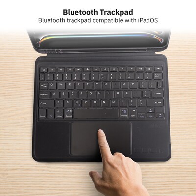 CODi PU Leather 13" Bluetooth Keyboard Folio Case for iPad Pro 6th Generation, Black (C30708530)