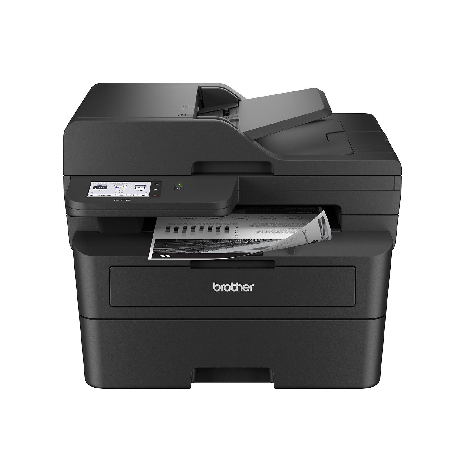 Brother MFC-L2900DW Refurbished Wireless,  Black & White, All-in-One Laser Printer, Refresh Subscrip