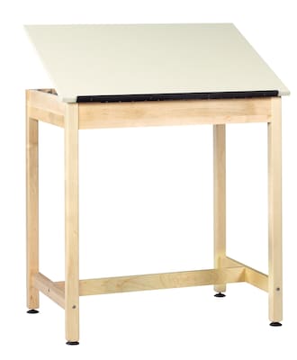 SHAIN Drafting Table, 36H x 36W x 24D, Solid Maple (DT-9A37)