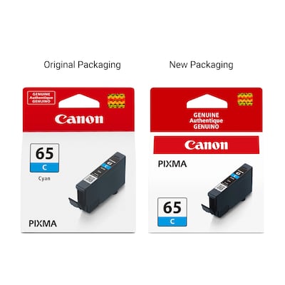 Canon 65 C Cyan Standard Yield Ink Cartridge (4216C002)