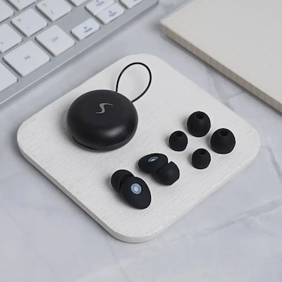 Scapade AirQuiet Earplugs, Black (S-NREA)