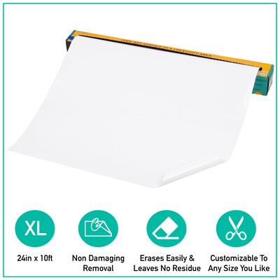 Post-It Dry Erase Sheet, Non-Magnetic, 48 H FWS4X3