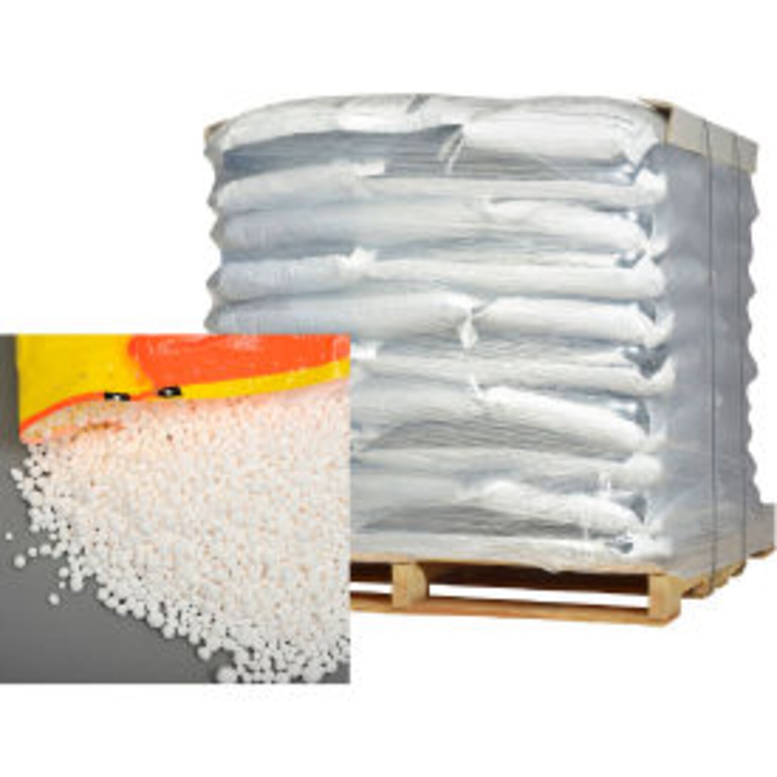 Global Industrial High Performance Pet Friendly Ice Melt Pellets, 50 lb. Bag, 56 Bags/Pallet (246716)